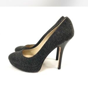 Elegant Grey wool High Heels by Joan & David.
